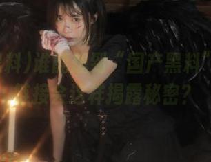 谁能想到“国产黑料”的这个链接会这样揭露秘密？